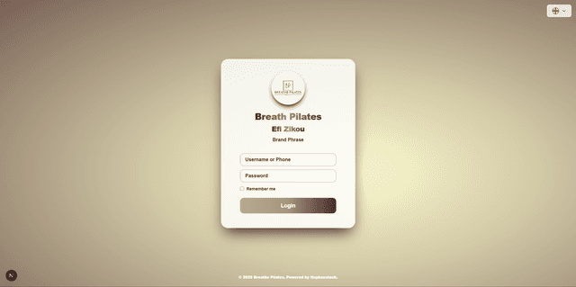 Breathe Pilates Booking App screenshot 1