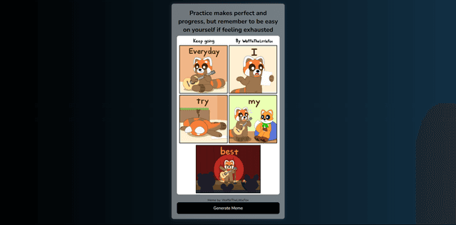 Meme Generator Project screenshot 1
