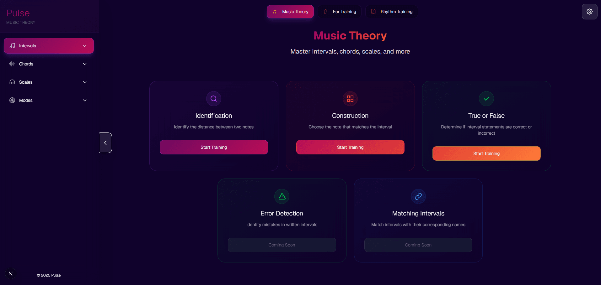 Pulse Music Theory App